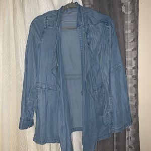 Denim cardigan